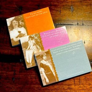 novelty sticky notes- 3 packages